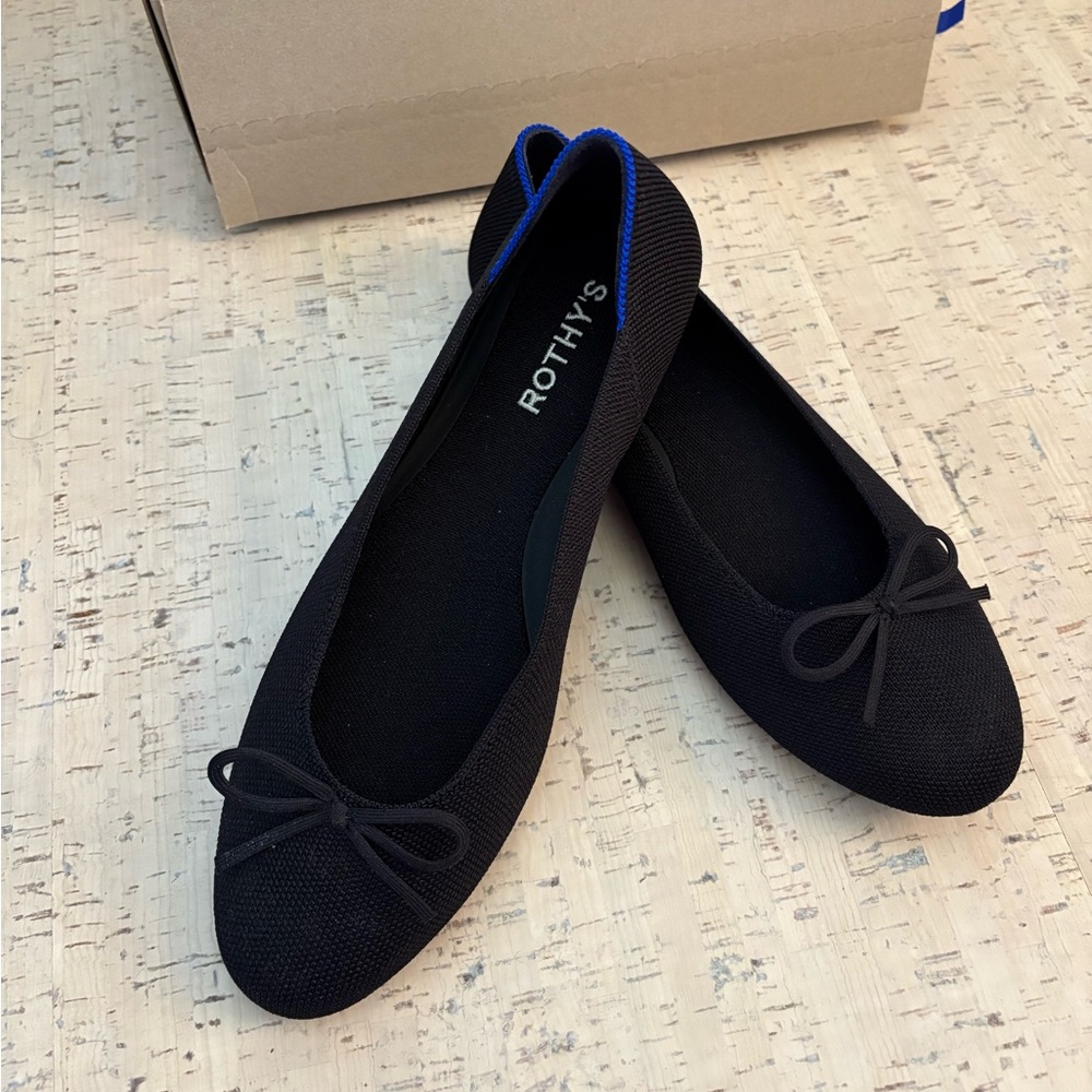 Brand New! Rothy's Black Ballet Flats